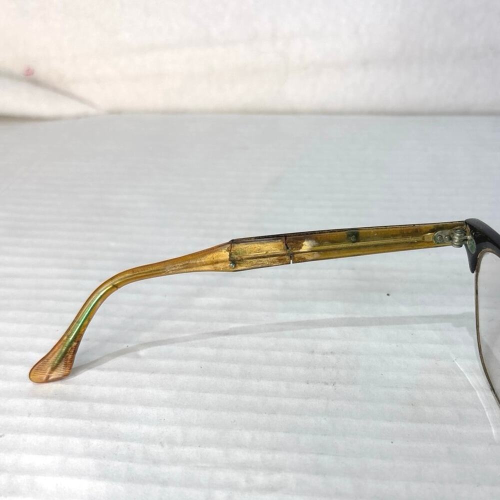Vintage ArtCraft Bifocal Eyeglasses 1/10 12K GF Women's Black /Silver Cat Eye - Picture 6 of 9